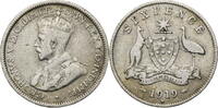 Australien 6 Pence George V. (1910-1936) - Kursmünze (1911-1936) -