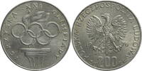 Polen, Volksrepublik 200 Zloty Olympische Spiele 1976 in Montreal -