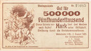 Rheingaukreis 500000 Mark Gut für Fünfhunderttausend Mark - braun, Prägestempel -