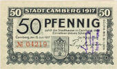 Bad Camberg 50 Pfennig Gutschein -