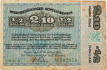 Wetzlar, Stadt 2,10 Mark Gold / 1/2 Dollar Wertbeständiger Notgeldschein -