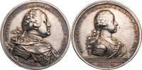 Deutscher Orden in Mergentheim Silbermedaille Karl Alexander von Lothringen - auf die Wahl von Maximilian Franz zum Koadjutor -