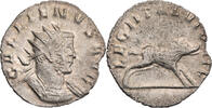 Römische Kaiserzeit Antoninian Gallienus, Mediolanum, Büste / LEG I ITAL VI P VI F, Wildschwein -