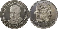 Jamaika 1 Dollar 100th Anniversary - Birth of Bustamante - Rare! -