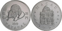 Macau, China 100 Patacas Maus / Kirche -