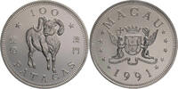 Macau, China 100 Patacas Widder / Wappen -