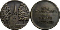 Schweiz Medaille Auf die Manifestation des Volksfestes in Arcegno, Tessin (CH) 1967 -