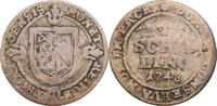 Zürich, Stadt 1 Schilling Kursmünze (1725-1754) -