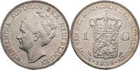 Niederlande 1 Gulden Wilhelmina (1890-1948) - Kursmünze (1922-1945) -