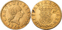 Spanien 1/2 Escudo Karl III. (1759-1788) - Kursmünze (1759-1771) -