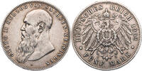 Kaiserreich, Sachsen-Meiningen 5 Mark Georg II. (1866-1914) - Kursmünze -