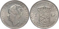 Niederlande 1 Gulden Wilhelmina (1890-1948) - Kursmünze (1922-1945) -