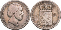 Niederlande 1/2 Gulden Willem III. (1849-1890) - Kursmünze (1850-1868) -