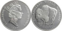 Cook Inseln 50 Dollars Buffalo - Endangered World Wildlife -