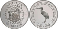 Belize 10 Dollars 10th Anniversary - Central Bank of Belize -