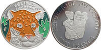 Kongo, Republik 1000 Francs Leopard -