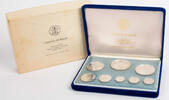 Belize 16,86 Dollars Collectors Solid Sterling Silver Proof Set, minted at Franklin Mint - Avifauna -