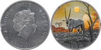 Niue 2 Dollars Mysterious Rhodium Desert Life - Arabian Oryx -