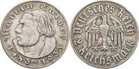Drittes Reich 2 Reichsmark 450th Anniversary of Martin Luther -