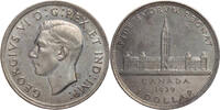 Kanada 1 Dollar George VI. - Royal Visit -