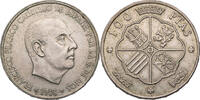 Spanien 100 Pesetas Francisco Franco - Kursmünze (1966-1970) -