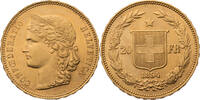 Schweiz 20 Franken Libertas - Kursmünze (1883-1896) -
