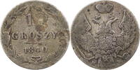 Polen unter russischer Besatzung 10 Groszy Zar Nikolaus I. (1825-1855) - Kursmünze (1826-1841) -