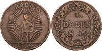 Schweden 1 Daler Silvermynt Karl XII. (1697-1718) - Phoebus Apoll - Notmünze -