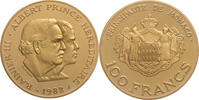 Monaco 100 Francs Rainier III. Piefort -
