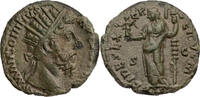 Römische Kaiserzeit Dupondius Marcus Aurelius, Kopf / FIDES EXERCITVVM, Fides mit Victoriola und Standarte -