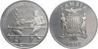 Sambia 100 Kwacha Auf die Olympischen Spiele 1992 in Barcelona - Boxen -