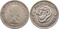 Australien Shilling Elisabeth II. (1952-2022) - Kursmünze (1953-1954) -