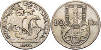 Portugal 10 Escudos Kursmünze (1954-1955) -