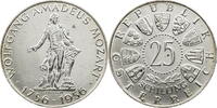 Österreich 25 Schilling 200th Anniversary of Wolfgang Amadeus Mozart -