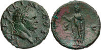 Römische Kaiserzeit As Titus Caesar, Kopf / Spes mit Blüte -