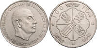 Spanien 100 Pesetas Francisco Franco - Kursmünze (1966-1970) -