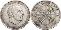 Spanien 100 Pesetas Francisco Franco - Kursmünze (1966-1970) -