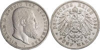Kaiserreich, Württemberg 5 Mark Wilhelm II. (1891 bis 1918) - Kursmünze (1892-1913) -