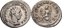 Römische Kaiserzeit Antoninian Philippus I. Arabs, Büste / ROMAE AETERNAE, Roma mit Victoria und Speer -