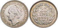 Niederlande 25 Cents Wilhelmina (1890-1948) - Kursmünze (1929-1940) -