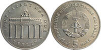DDR 5 Mark Brandenburger Tor - Kursmünze (1971-1990) -
