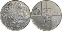 Ungarn 100 Forint 50th Anniversary of National Bank -