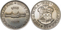 Südafrika 5 Shillings Elizabeth II. (1952-) - 50th anniversary of the Union of South Africa -