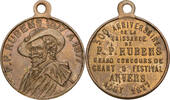 Belgien, Antwerpen Tragbare Medaille Auf den 300. Geburtstag von Peter Paul Rubens -
