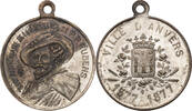 Belgien, Antwerpen Tragbare Medaille Zum 300. Geburtstag Peter Paul Rubens -