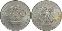 Polen, Volksrepublik 200 Zloty Olympische Spiele 1976 in Montreal -