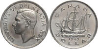 Kanada 1 Dollar George VI. - Auf den Anschluss von Neufundland an Kanada -