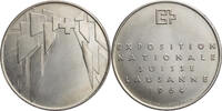 Schweiz, Lausanne Silber-Medaille Auf die Landesausstellung in Lausanne 1964 -
