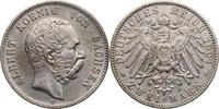 Kaiserreich, Sachsen 2 Mark Albert (1873-1902) - Kursmünze (1891-1902) -