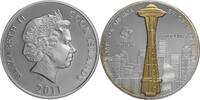 Cook Inseln 10 Dollars Elisabeth II. (1952-2022) - Space Needle -